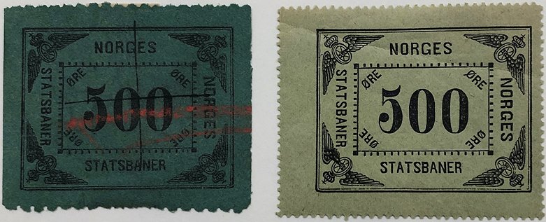 Frimerker stamps Norges Statsbaner Jernbane Norwegian Railway Parcel Stamps timbres-poste Briefmarken